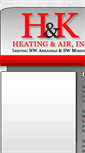 Mobile Screenshot of hkheatingandair.com